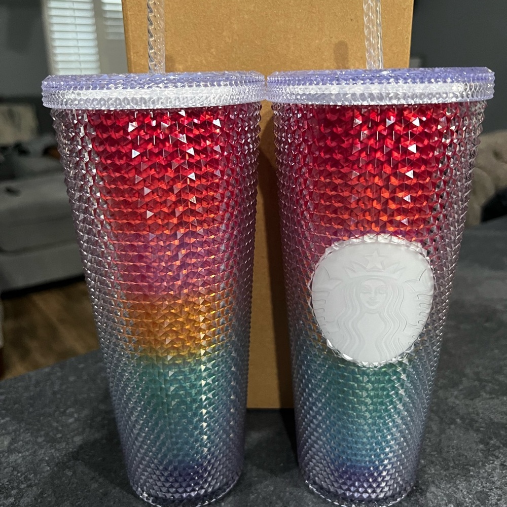 Starbucks rainbow cup . New